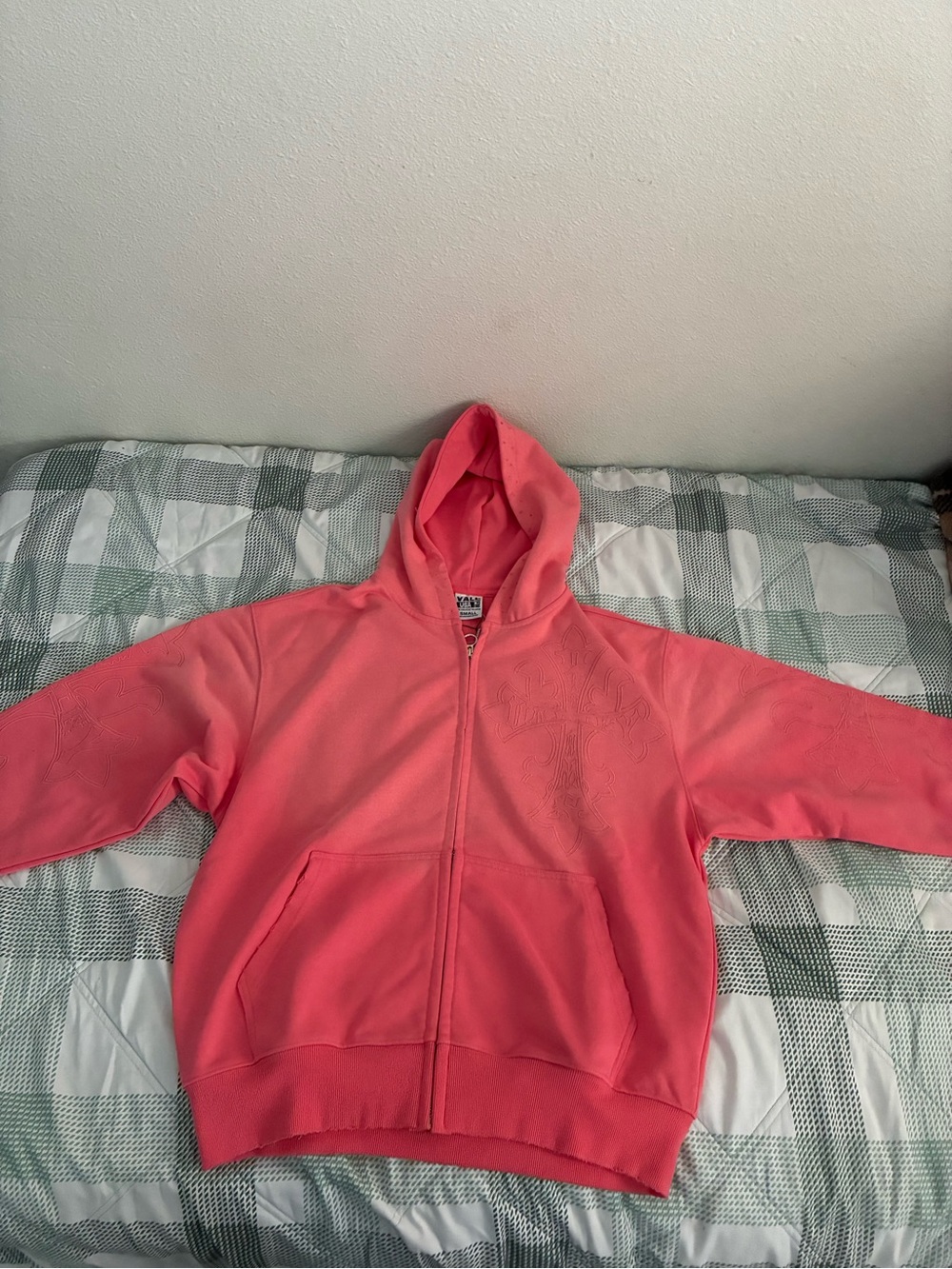 Valley Pink Zip-Up Hoodie -Men Jacket